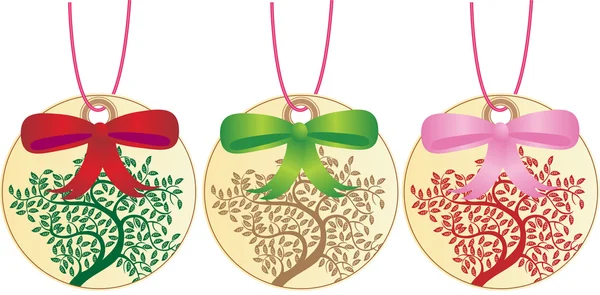stock vector Holiday Ornaments - Tree
