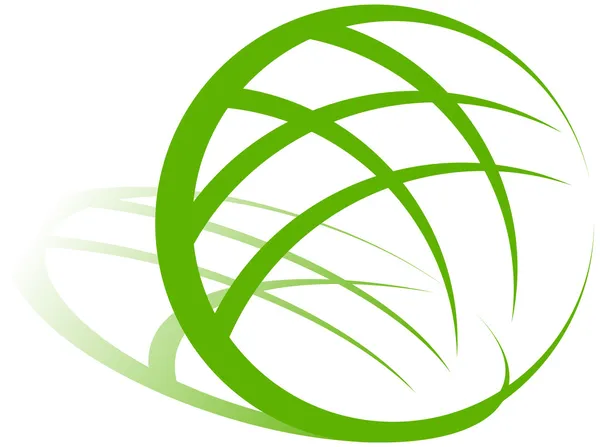 Toprak yeşil logo — Stok Vektör
