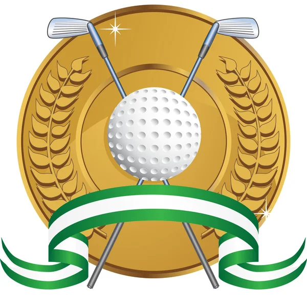 Golf ikonen — Stock vektor