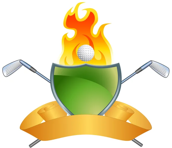 Golflikone — Stockvektor