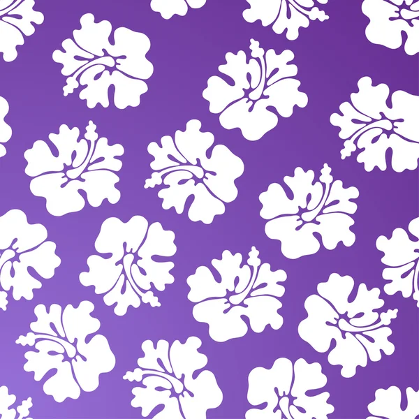 Modèle d'hibiscus — Image vectorielle