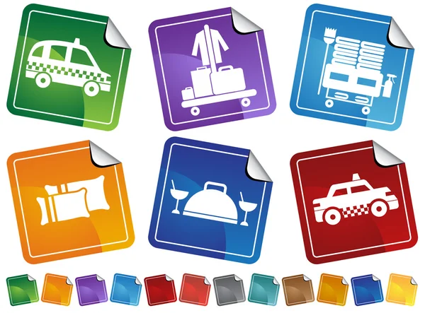 Hotel Icons — Stock Vector