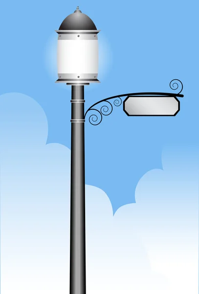 Lámpaoszlop — Stock Vector