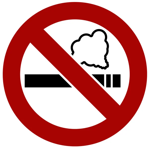 Røyking forbudt – stockvektor