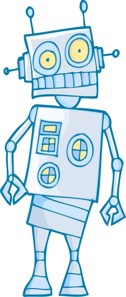 Cartoon Robot — Stock Vector