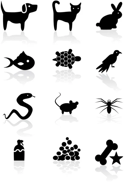 Иконы для домашних животных — стоковый вектор