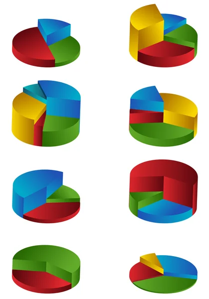 Diagramme circulaire — Image vectorielle