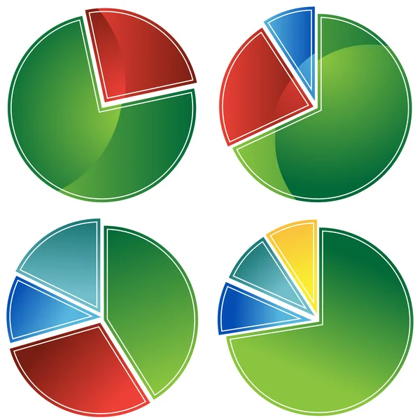 Pie Chart — Stock Vector