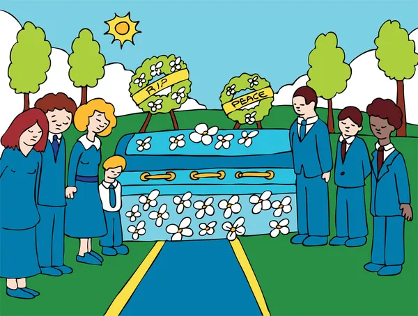 church funeral clipart