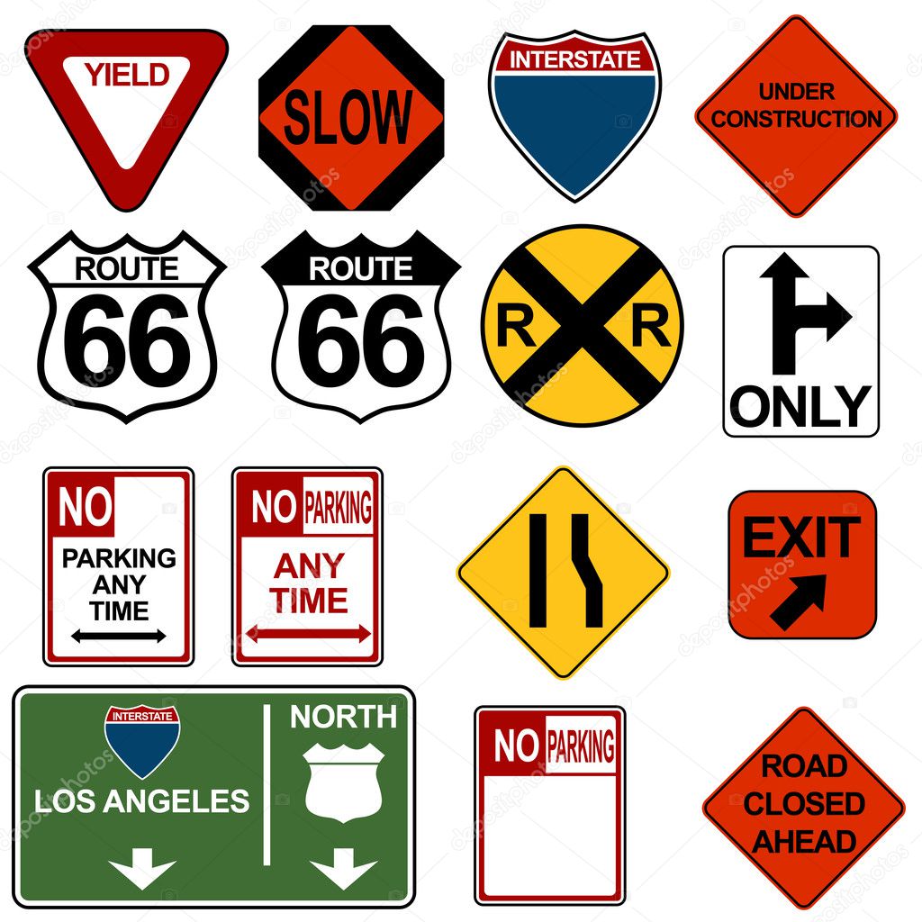 Traffic Signage Set