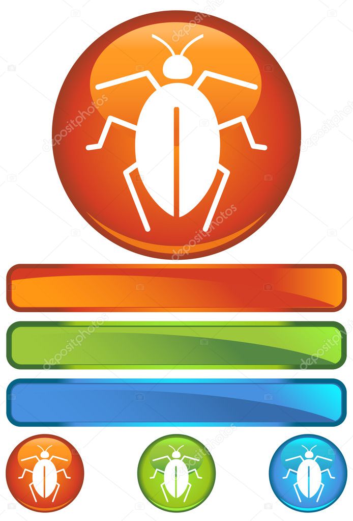Bug Icon Set