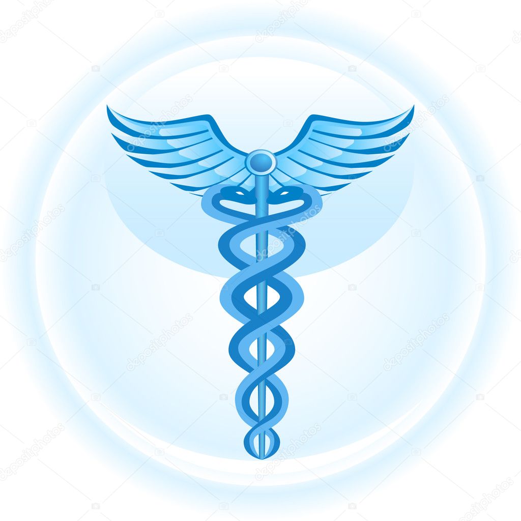 Caduceus Medical Symbol — Stock Vector © cteconsulting #3986065