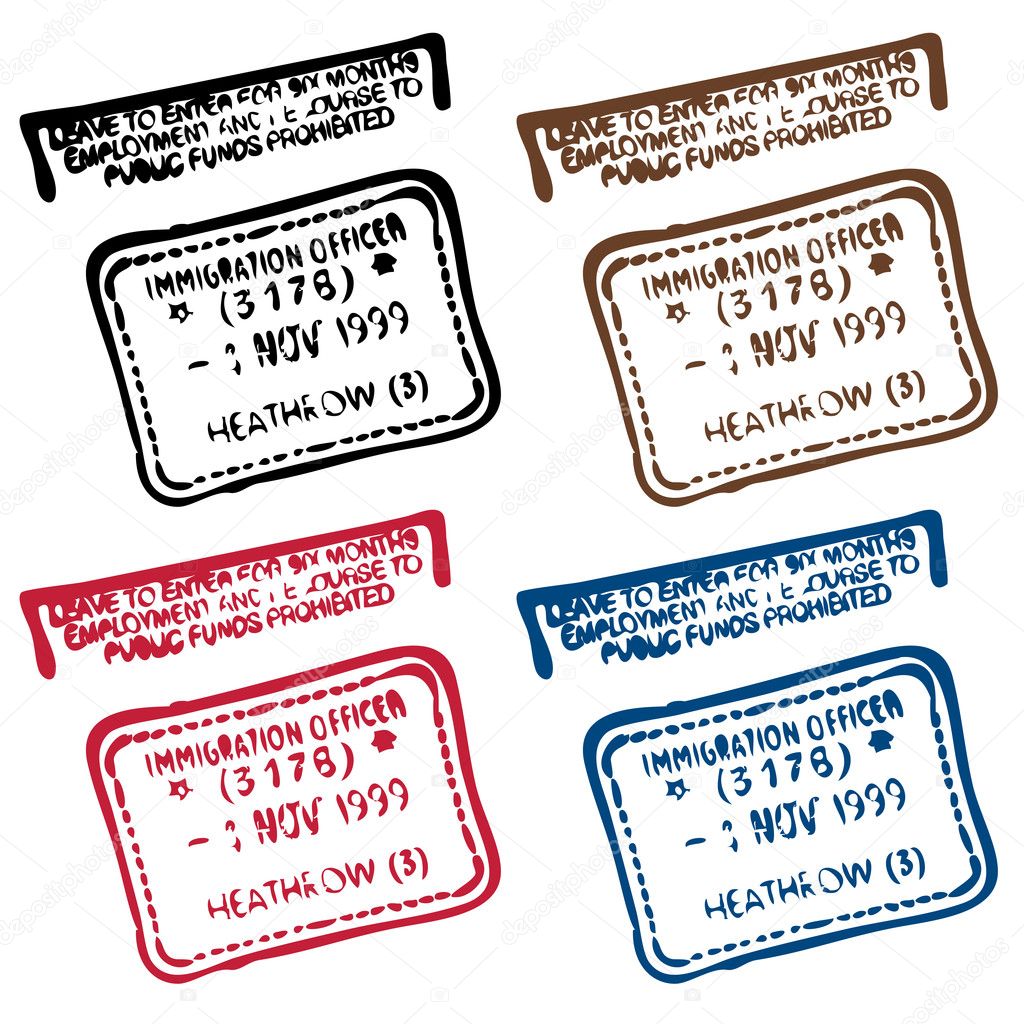 Immigration Stamps