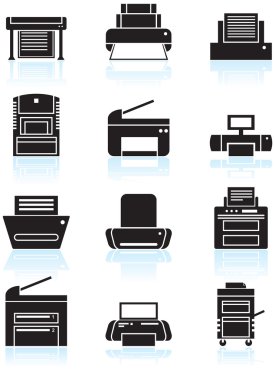 Printer Icons clipart