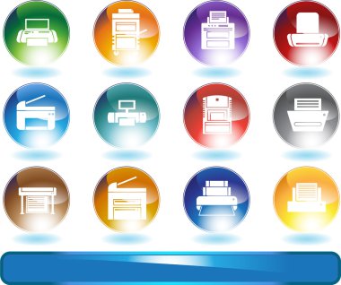 Printer Icons clipart