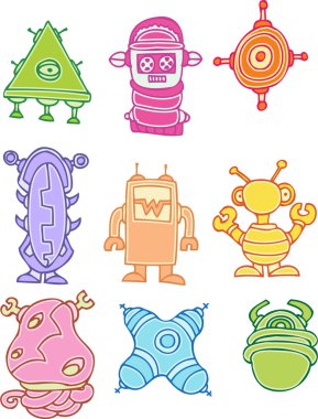 Aliens clipart