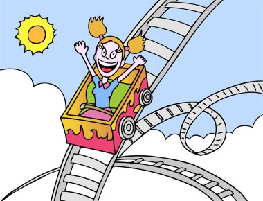 Rollercoaster Ride clipart