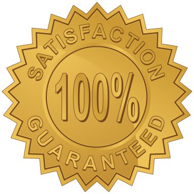 100% Satisfaction clipart