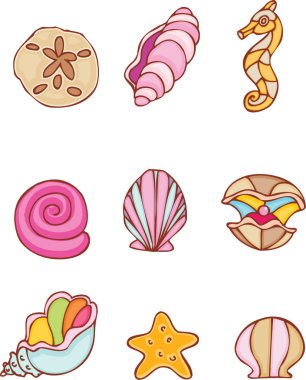 Set of Seashells clipart