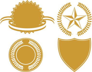 Gold Award Medals clipart