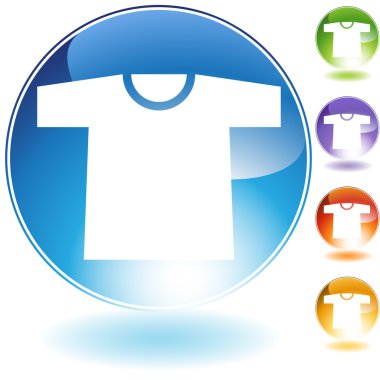 Shirt Crystal Icon clipart