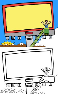 Advertising Billboard clipart