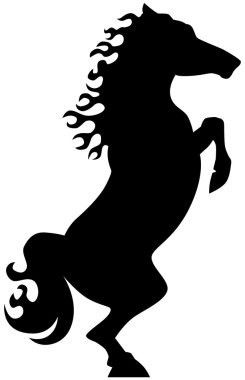 Stallion Horse Icon clipart