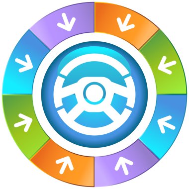 Steering Wheel clipart