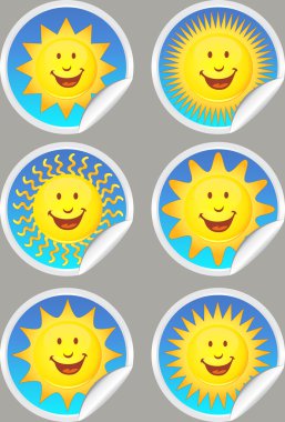 Sunshine Stickers clipart