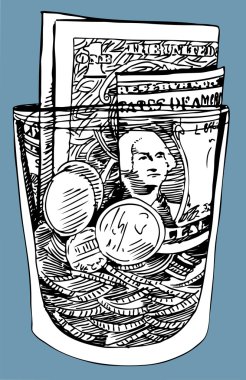 Tip Jar clipart