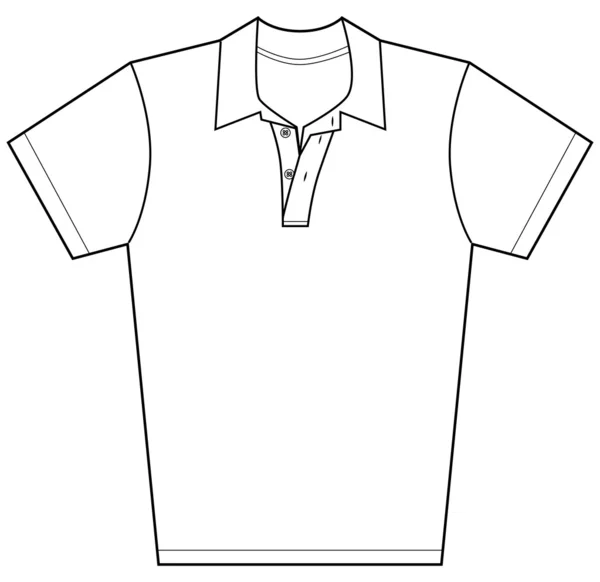 Polo Camicia — Vettoriale Stock