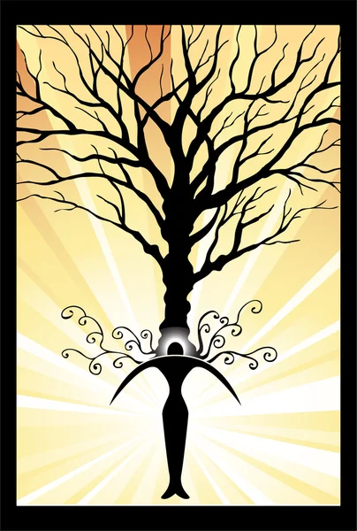 Δέντρο δύναμης — Διανυσματικό Αρχείο