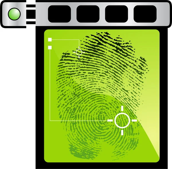 Stock vector Finger Print Scanner