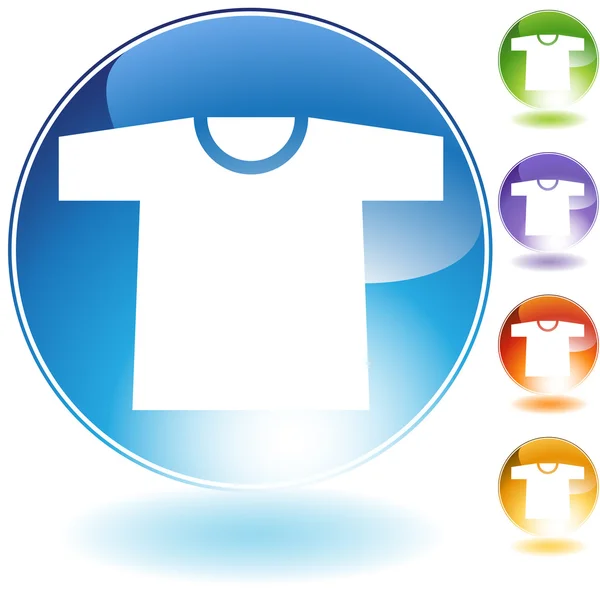 Camisa Crystal Icon — Vector de stock