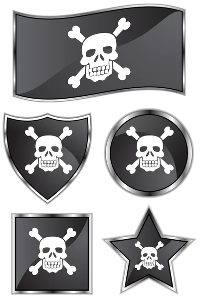 stock vector Skull and Crossbones