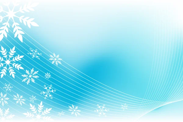 Snowflake wind background — Stock Vector