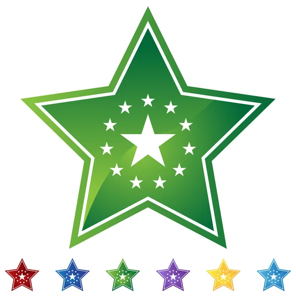 Набор звезд — стоковый вектор