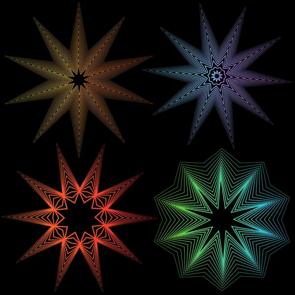 Étoiles énergétiques — Image vectorielle