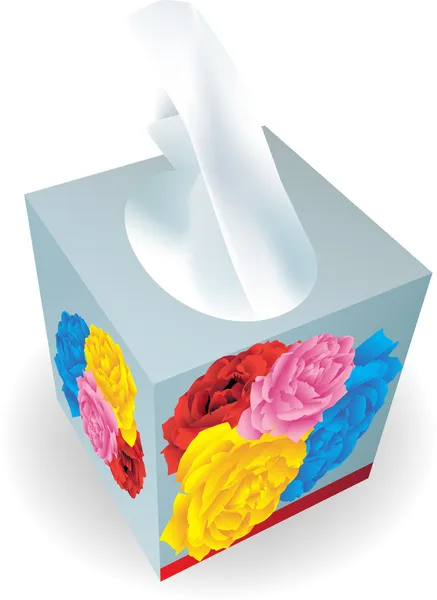 Tissue Box — Stock Vector