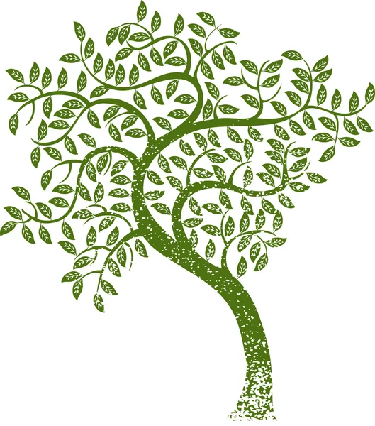 Árvore verde — Vetor de Stock