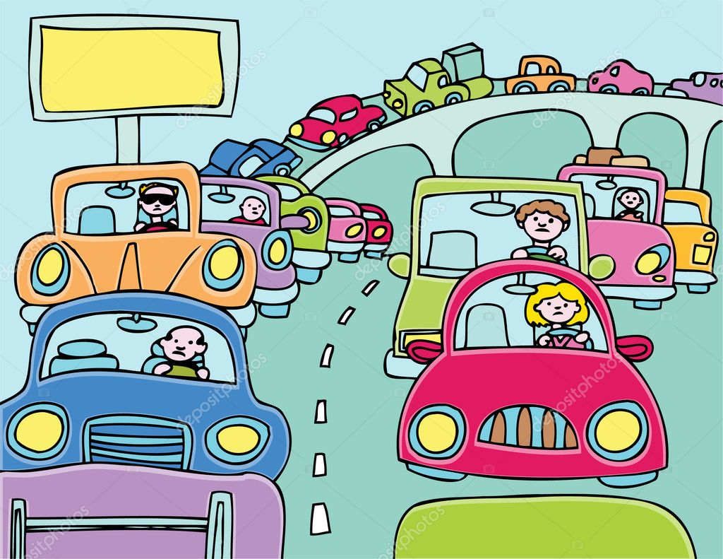 Traffic Jam Stock Vector Image by ©cteconsulting #3993921