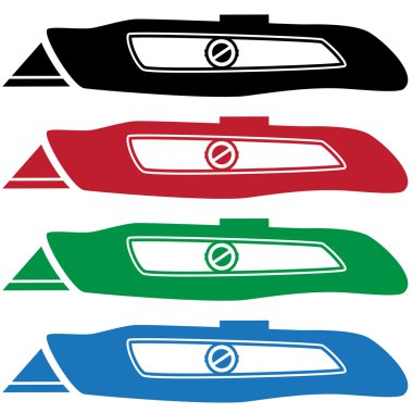 Set of Box Cutters clipart