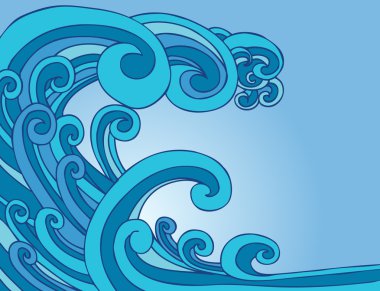 Tsunami Tidal Wave clipart