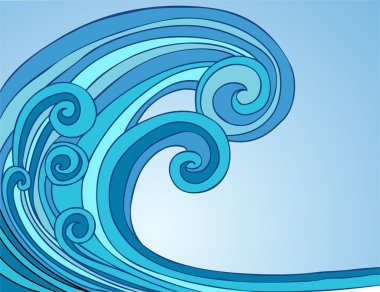 Tsunami Tidal Wave clipart