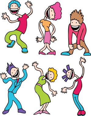 Wiggly Dancers clipart