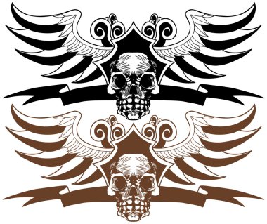 Night Skull clipart