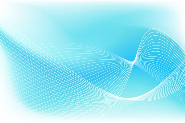 蓝色能量波 — 图库矢量图片