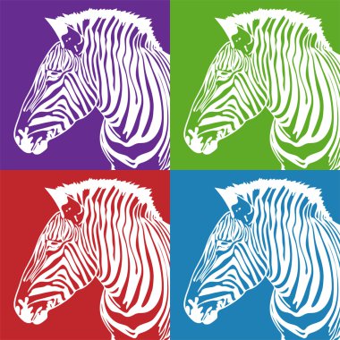 Zebra Set clipart