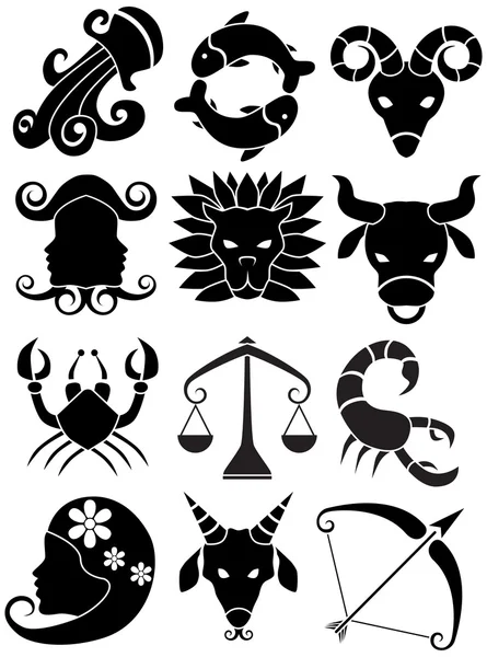 stock vector Zodiac Symbols