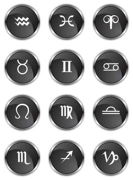 Symboles du zodiaque — Image vectorielle